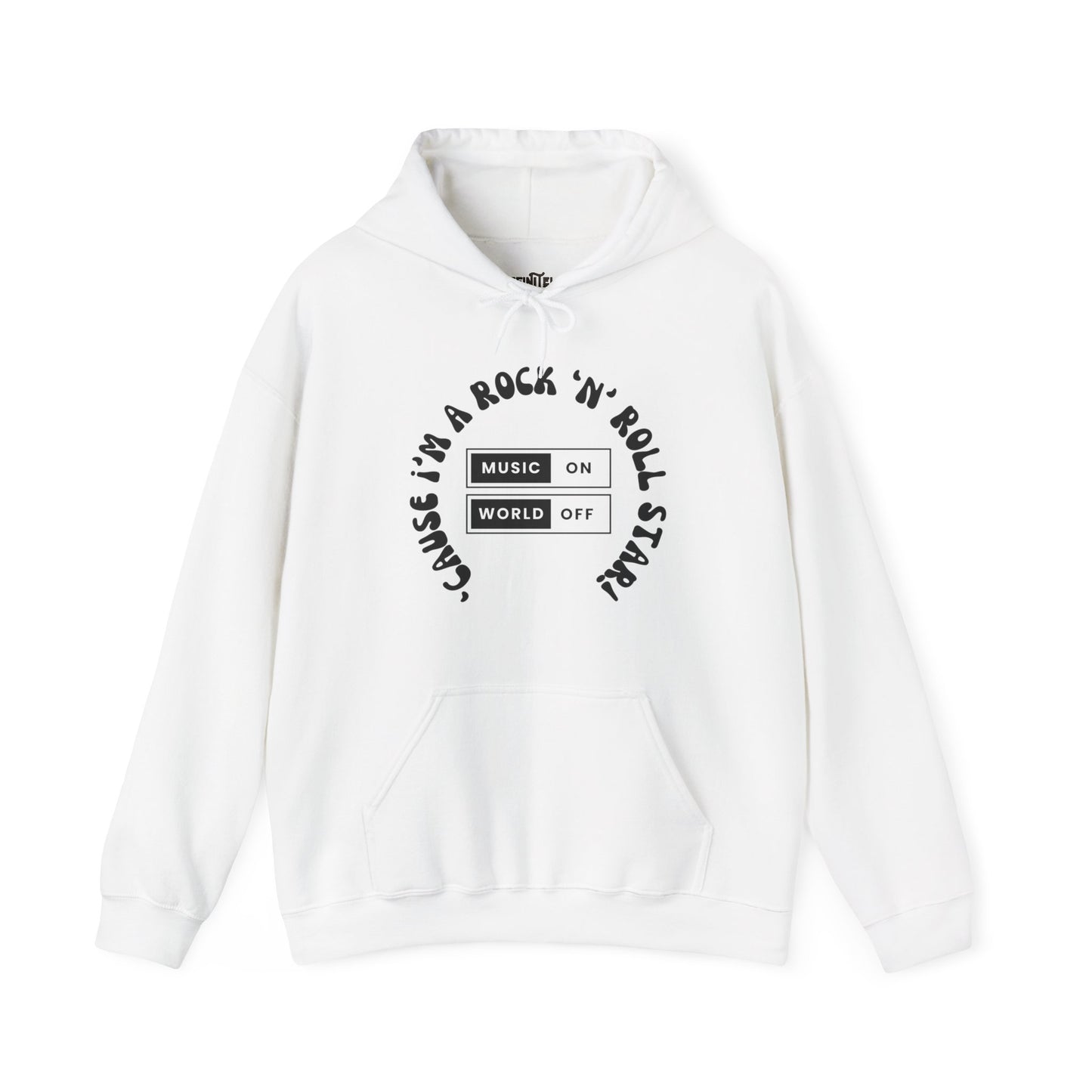 "'Cause I'm a Rock 'n' Roll Star" – Iconic Unisex Hoodie for Bold Souls