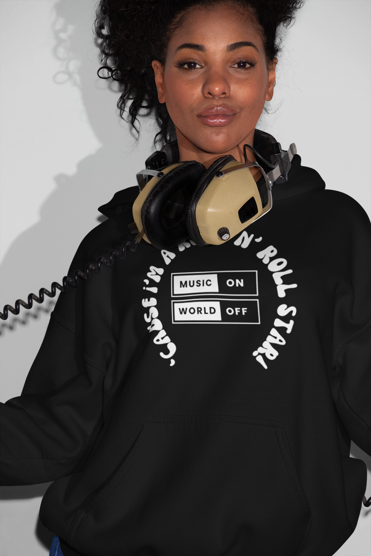 "'Cause I'm a Rock 'n' Roll Star" – Iconic Unisex Hoodie for Bold Souls