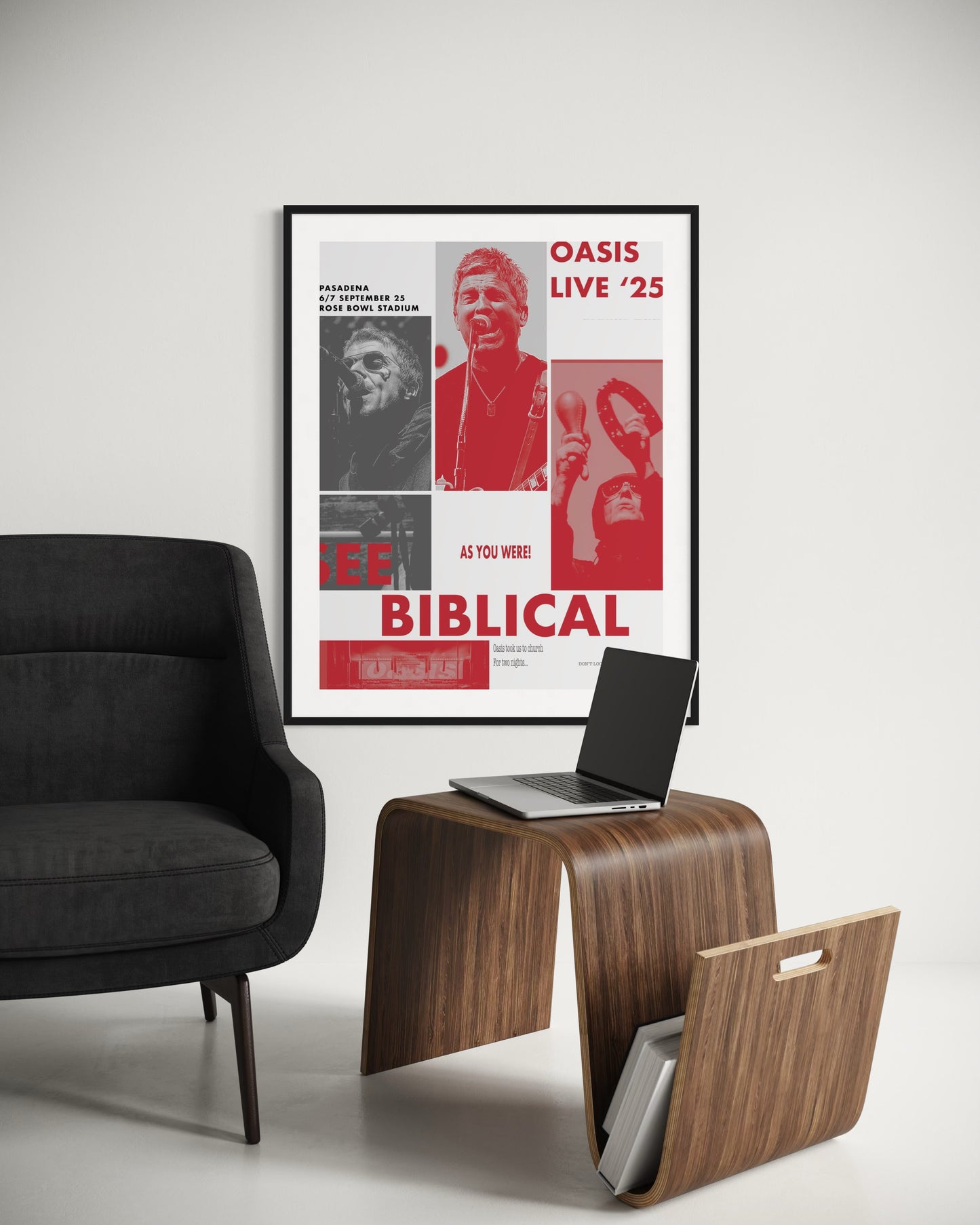 Oasis Icon Series No.2 — Pasadena Rose Bowl ‘25- 45x60 cm / 17x23.5″