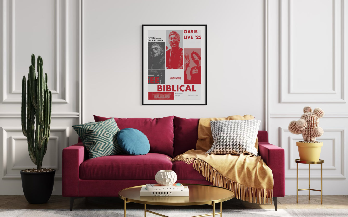Oasis Icon Series No.2 — Pasadena Rose Bowl ‘25- 45x60 cm / 17x23.5″
