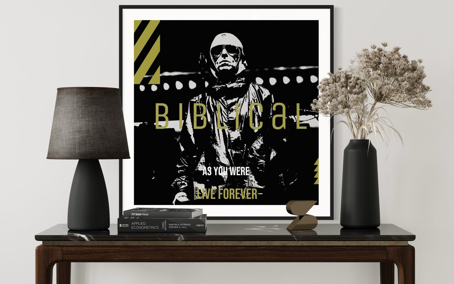 Oasis Icon Series No.1 — Biblical - Framed Artwork 50x50 cm / 20x20″