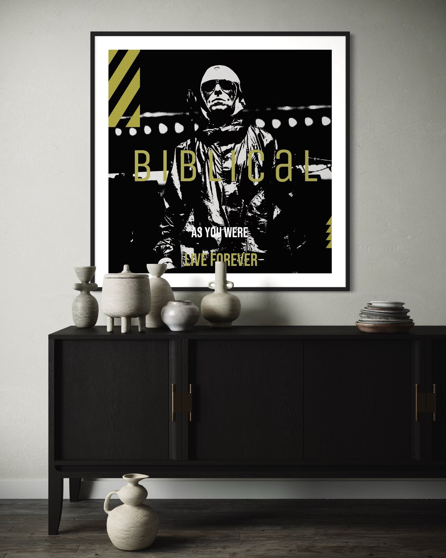 Oasis Icon Series No.1 — Biblical - Framed Artwork 50x50 cm / 20x20″